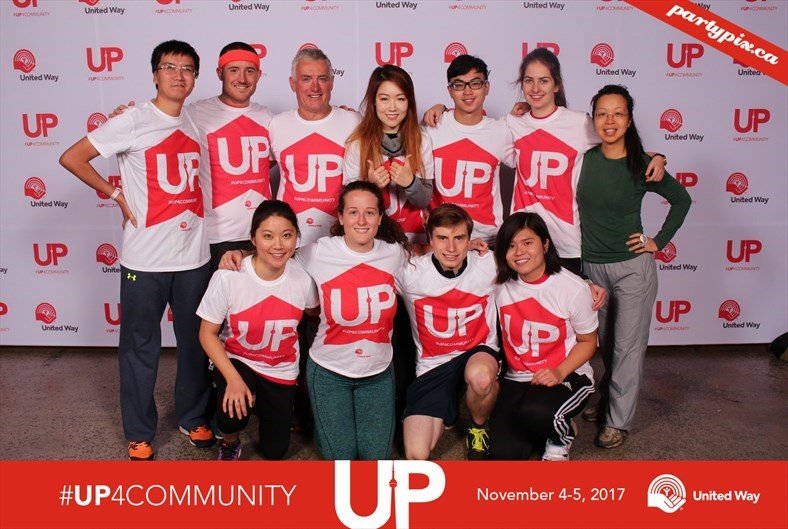 LEA United Way UP CN tower climb team.