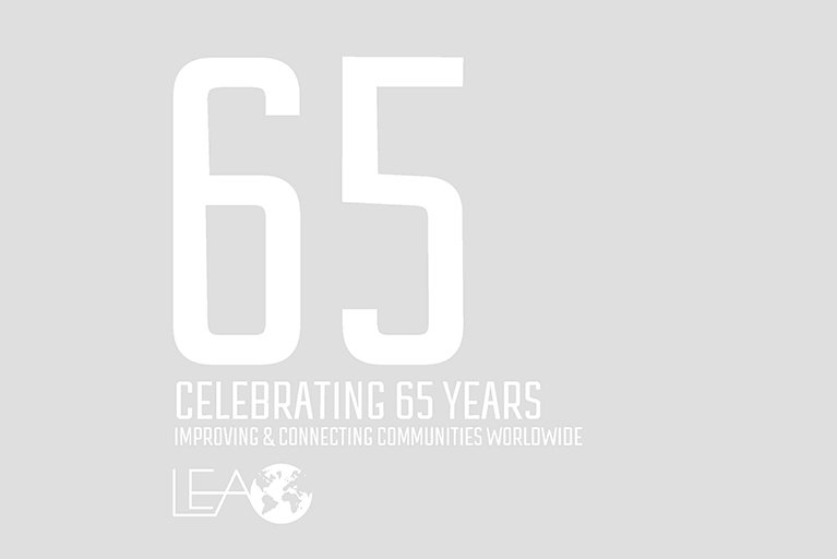 LEA 65th anniversary booklet cover image.