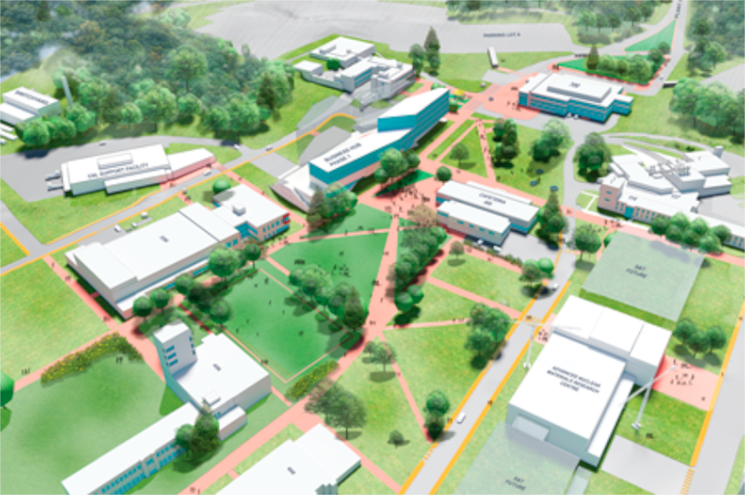 Rendering of entire Canadian Nuclear Laboratories campus.
