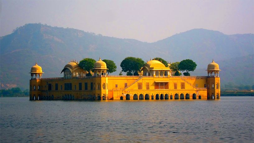 An image of an Indian heritage building.