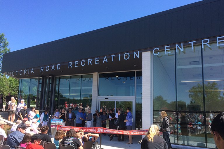 VRRC-Grand-Reopening-Announcement-Image.jpg Grand opening ceremony of the Victoria Road Recreation centre.