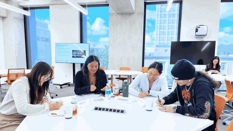 photo of LEA's young professionals at a workshop