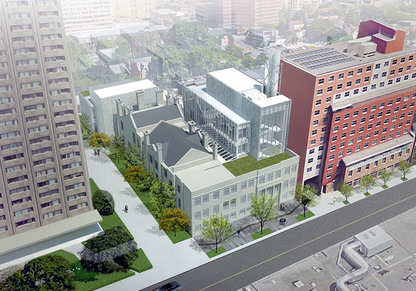 A rendering of the Ryerson Centre for Urban Innovation.