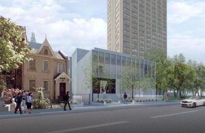 North street view render of Ryerson Centre for Urban Innovation.