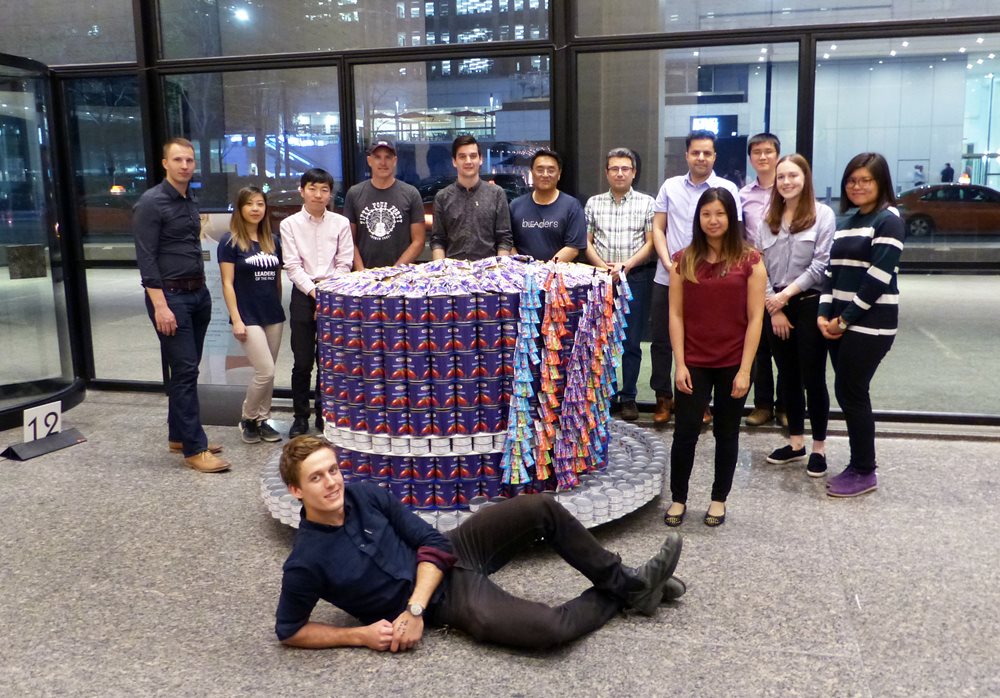 P1050175-edit.jpg LEA team members posing with their completed sculpture.
